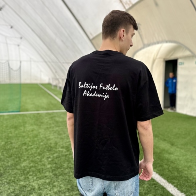 BFA fanų marškinėliai (vyriški oversized, balti)